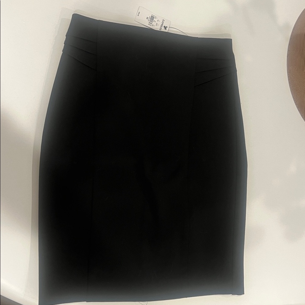 Express High Waist Black Pencil Skirt